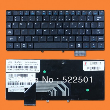 BÀN PHÍM LAPTOP LENOVO IDEAPAD S9 S9E S10 S10E (ĐEN)